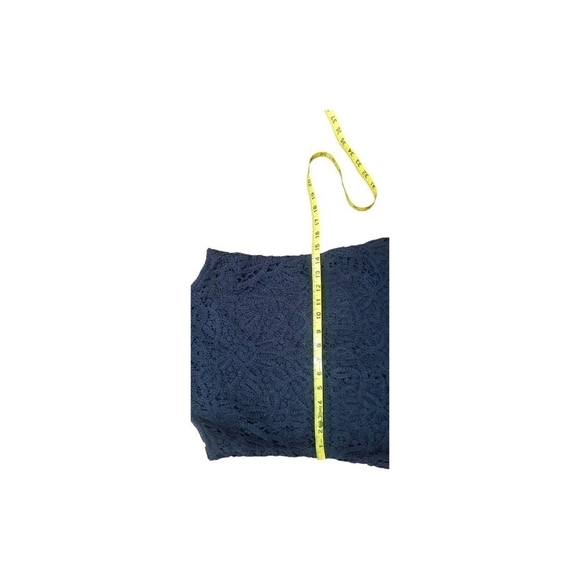 Lilly Pulitzer Jamie Knit Crochet Shift Dress In Navy Blue Sz MEDIUM  $248 - Picture 8 of 9